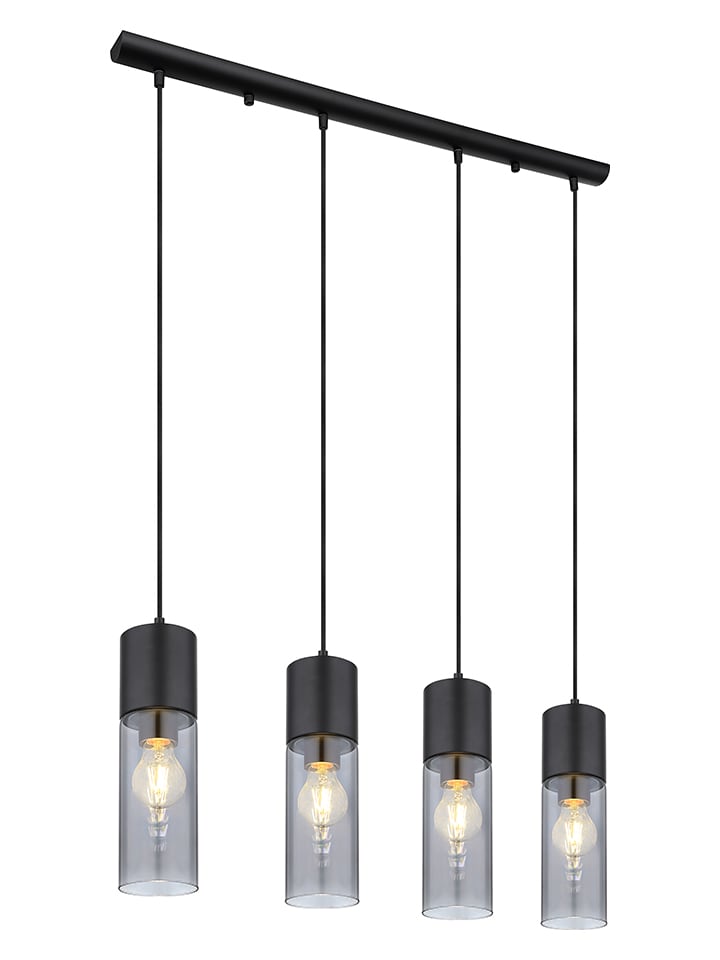 Hängeleuchte in Schwarz - (L)80 x (B)9 x (H)156 cm