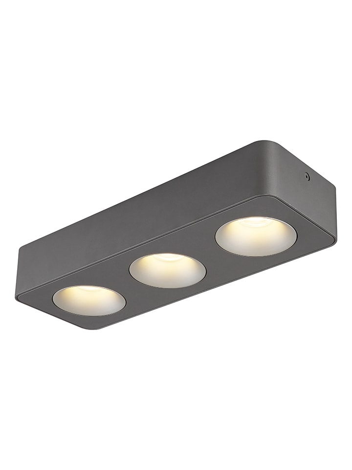 LED-Deckenleuchte in Grau - (L)33,2 x (B)11,7 x (H)5,5 cm