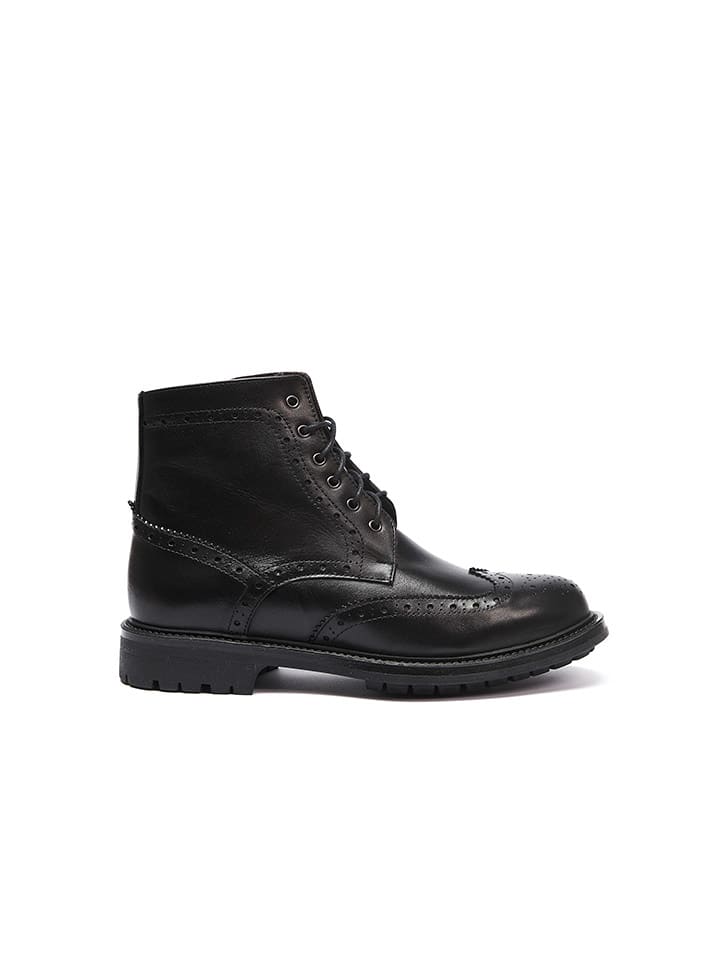 Leren boots zwart