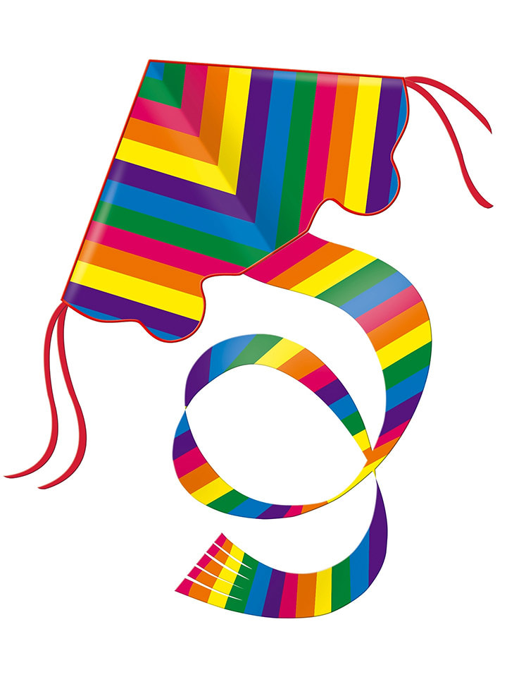 Drache "RAINBOW" - (L)52 x (B)97 cm