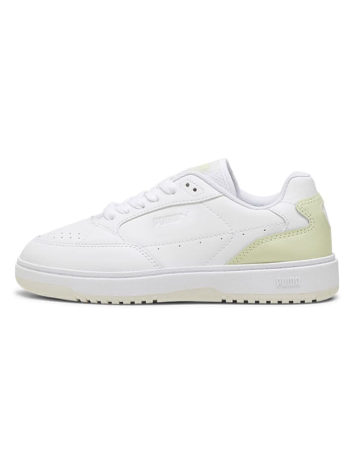 Puma Leren sneakers Doublecourt Summer wit goedkoop kopen limango