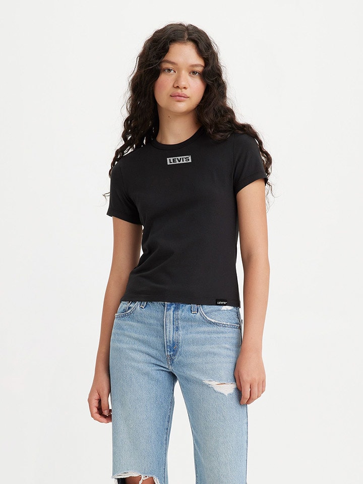 Black levis shirt for womens sales