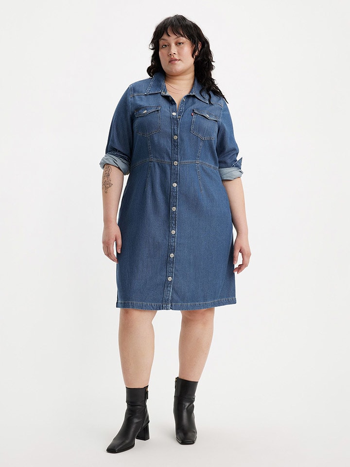 Levi s Spijkerjurk blauw goedkoop kopen limango