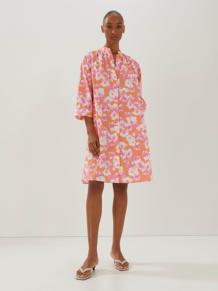 Kleid in Apricot/ Rosa
