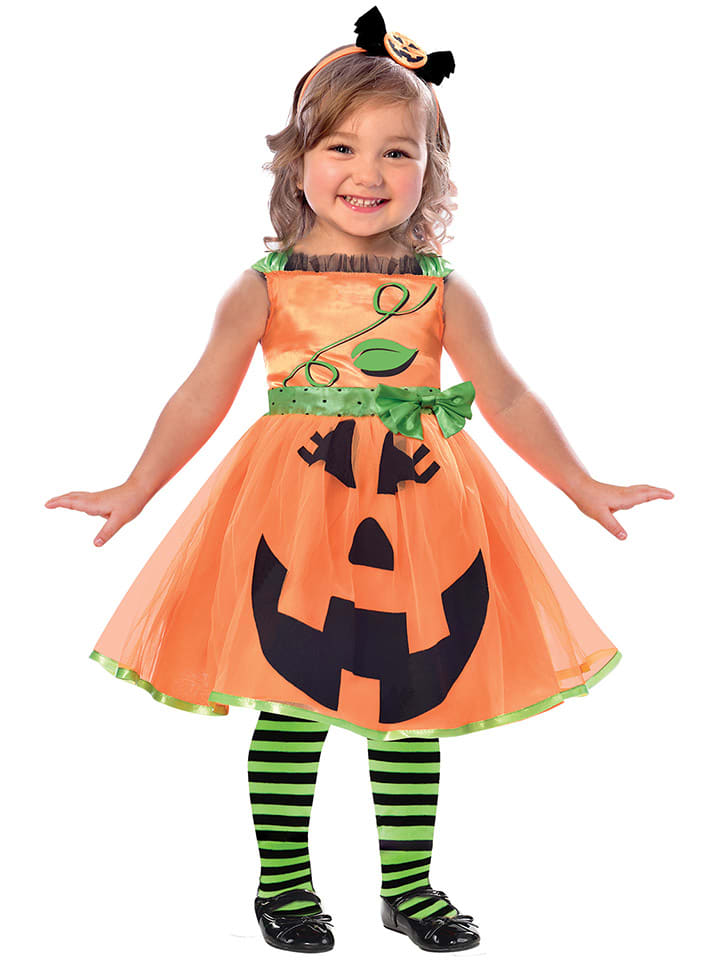 2-delig kostuum "Cute Pumpkin" oranje/groen