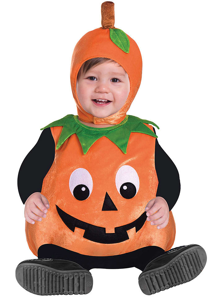 2-częściowy kostium "Pumpkin Cutie Pie" w kolorze pomarańczowo-zielonym
