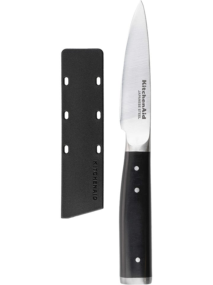 Schälmesser in Schwarz - (L)9 cm