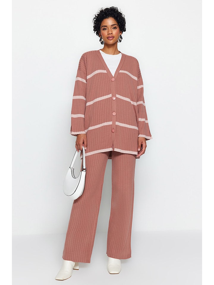2tlg. Outfit in Altrosa