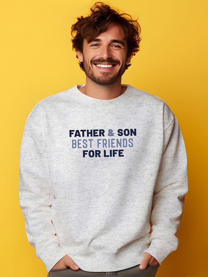 WOOOP Sweatshirt Father and son best friends for life in Grau gunstig kaufen limango