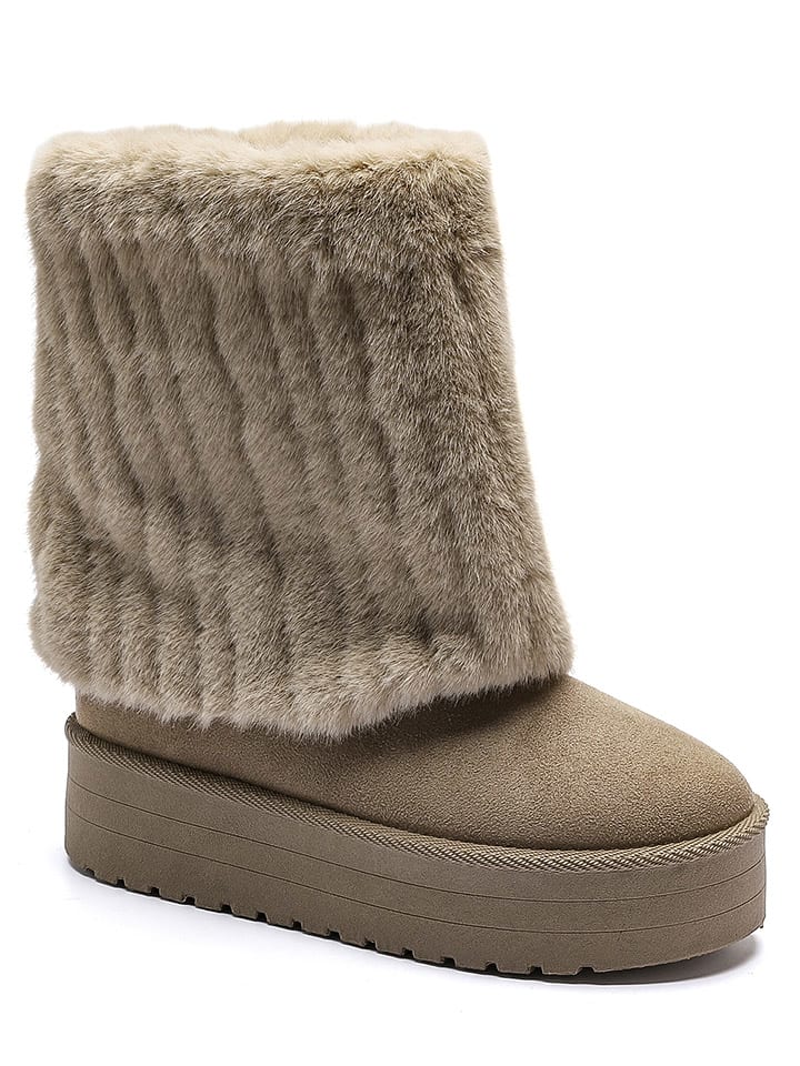 Winterboots taupe