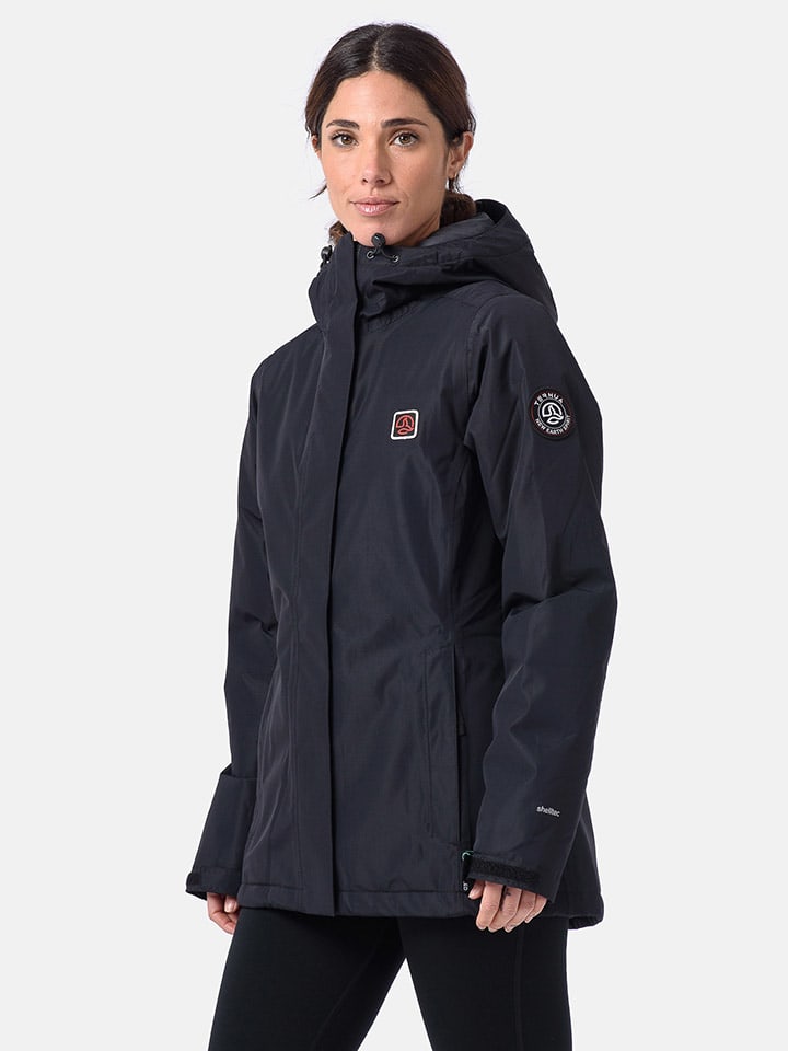 Funktionsjacke "Torngat" in Schwarz