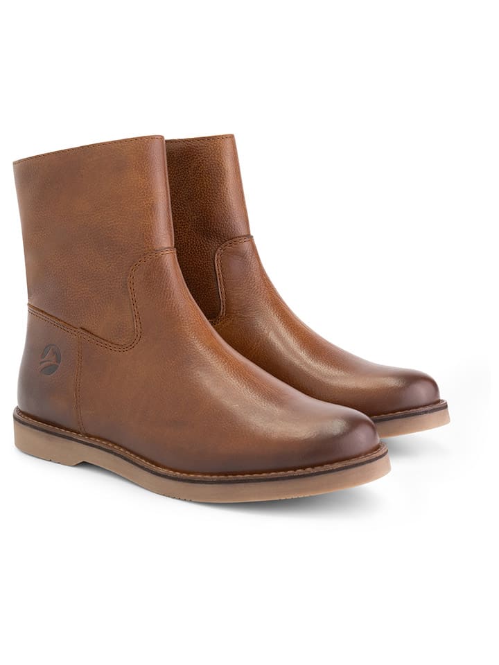 Leder-Boots "Beziers" in Hellbraun
