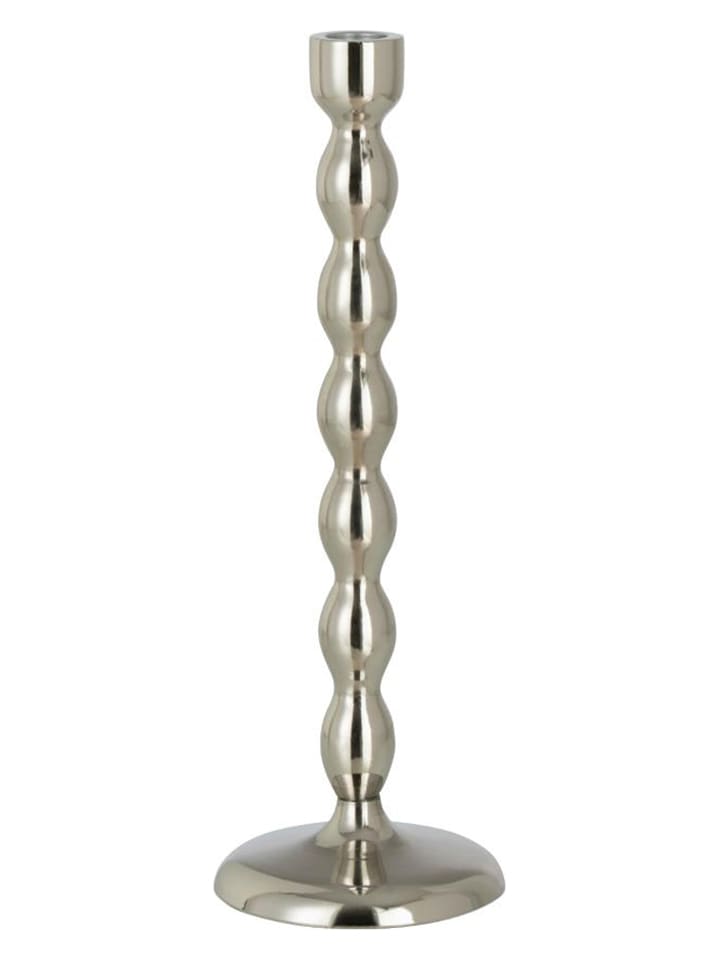 Kerzenhalter in Silber - (H)31,5 x Ø 10,5 cm