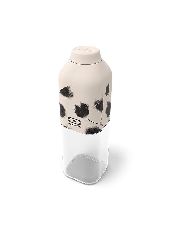 Trinkflasche "Positive M" in Creme/ Schwarz - 500 ml