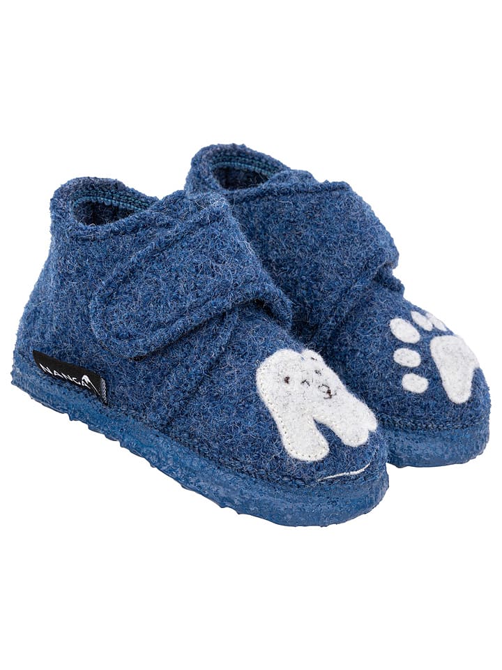 Hausschuhe "Little Polar Bear" in Blau