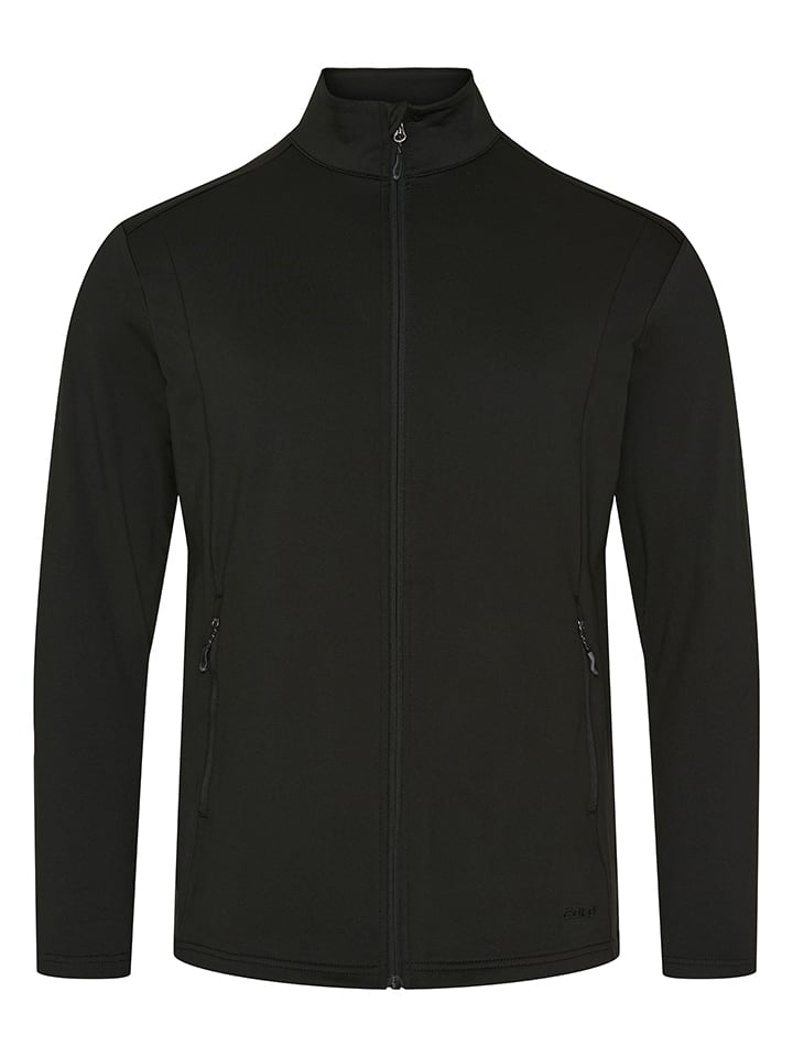 Fleecepullover "Stuben" in Schwarz