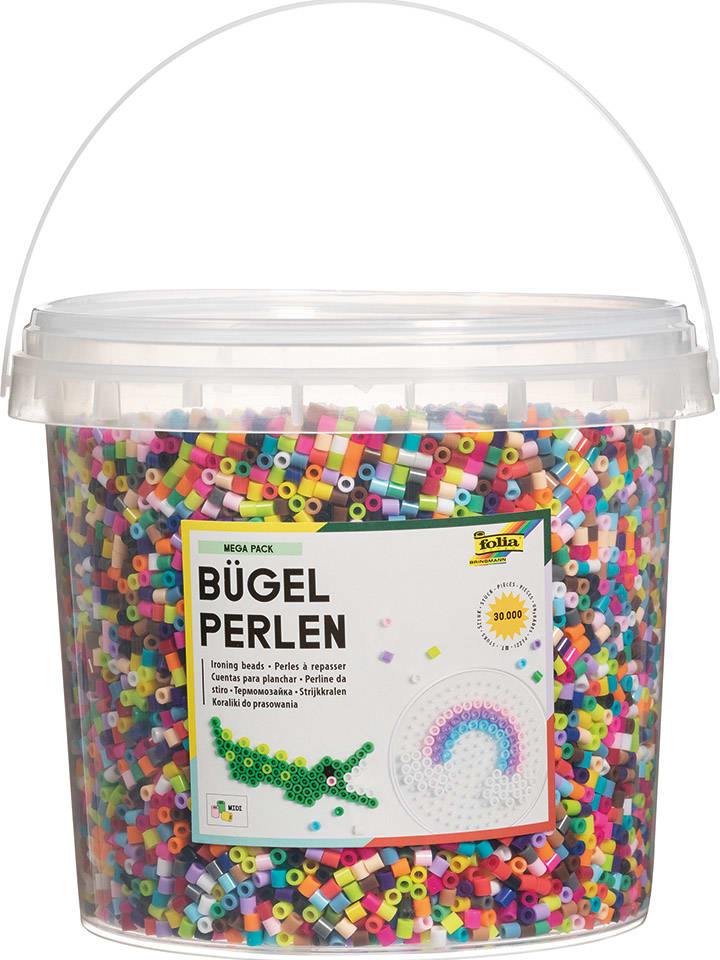 Koraliki "MEGA PACK" w różnych kolorach do prasowanek