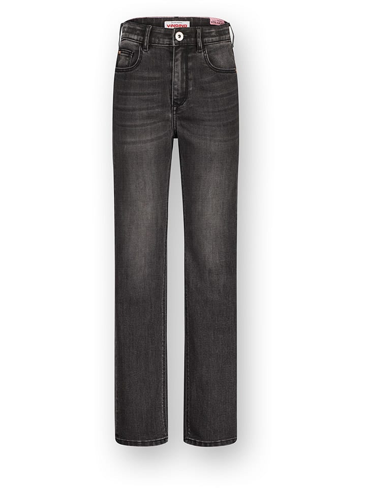 Spijkerbroek - slim fit - antraciet