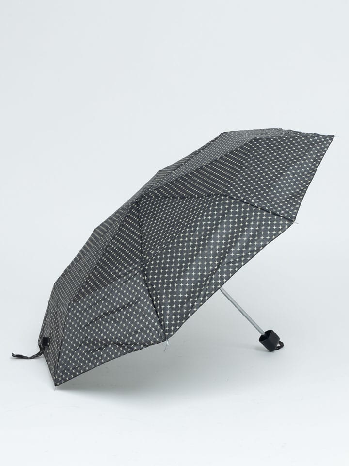 Taschenschirm in Schwarz/ Weiß - Ø 90 cm