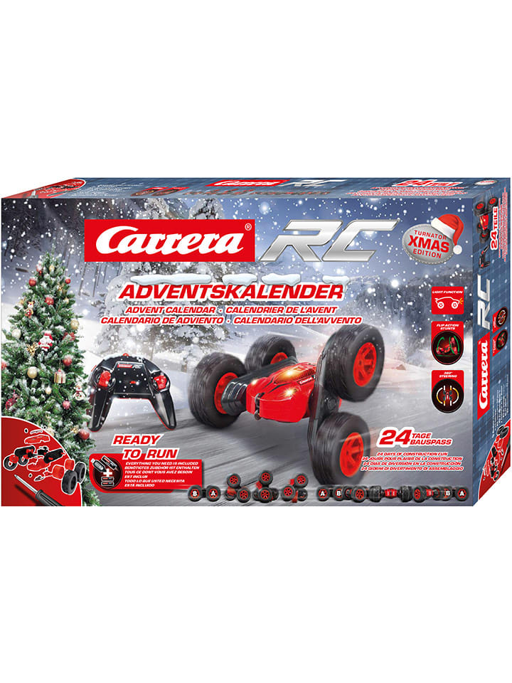 Kalendarz adwentowy "X-Mas Turnator" w kolorze czerwonym - 12+