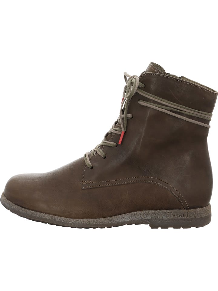 Leder-Boots in Braun