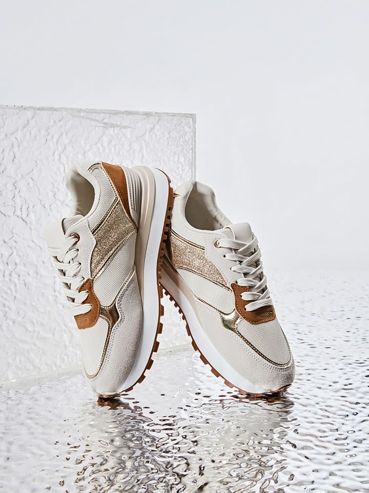 Sixth Sens Sneakers in Creme Gold Hellbraun gunstig kaufen limango