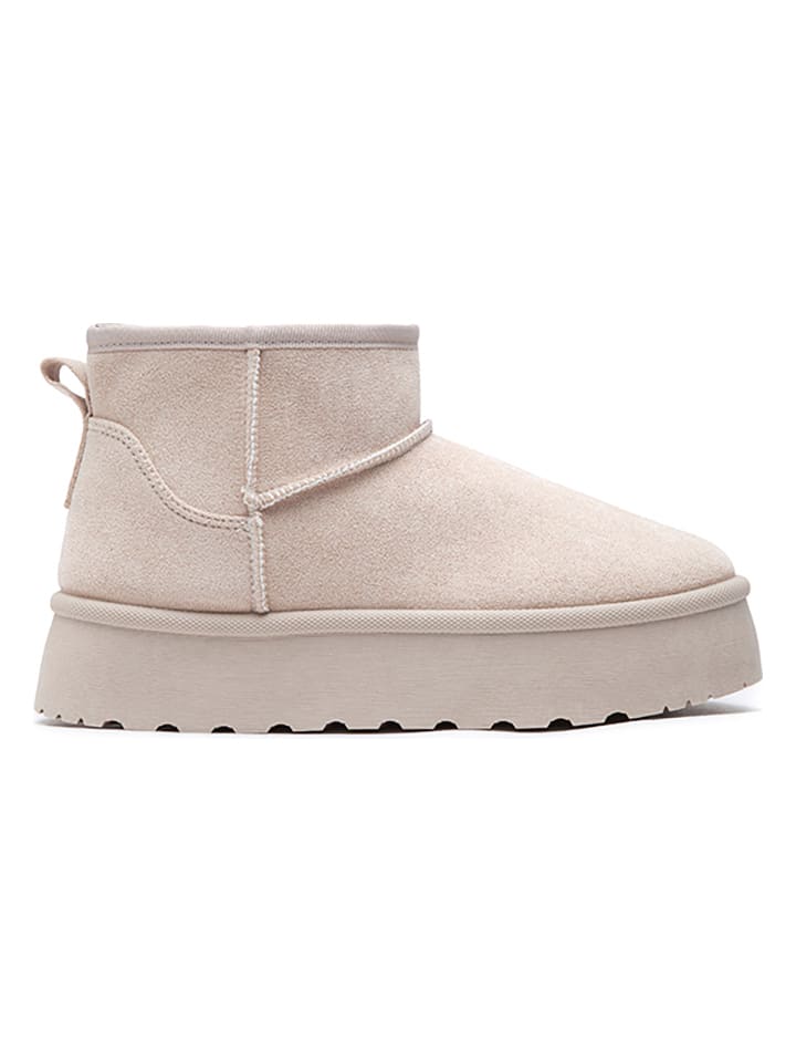 Winterboots in Beige