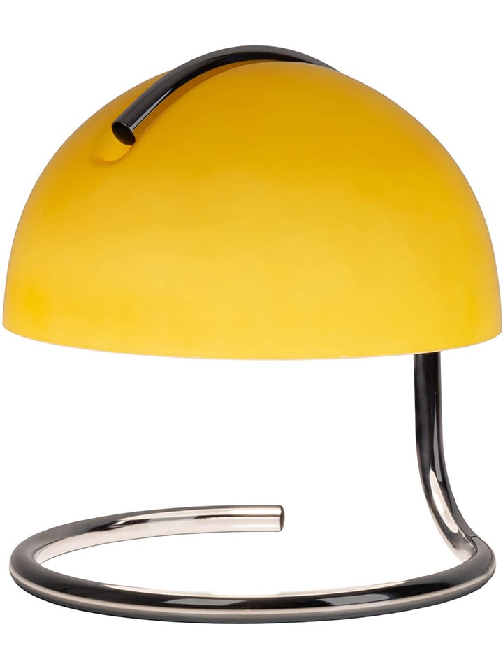 Tischleuchte "Burano" in Gelb - (H)25 x Ø 23,5 cm