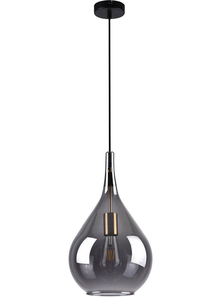 Pendelleuchte "Gota" in Grau - (H)150 x Ø 25 cm