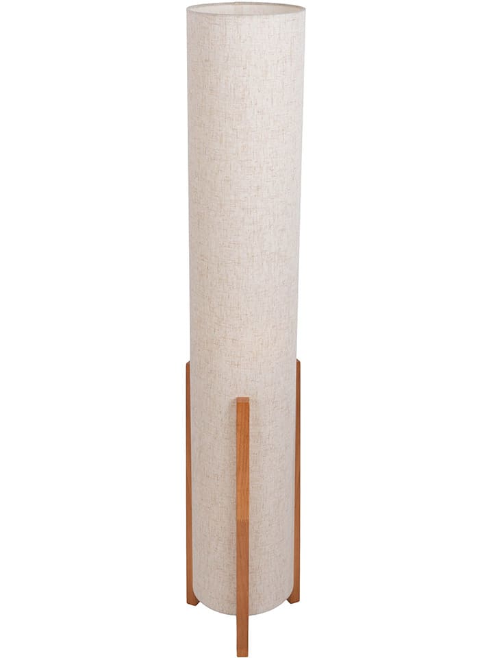 Standleuchte "Matilda" in Creme - (H)110 x Ø 22 cm