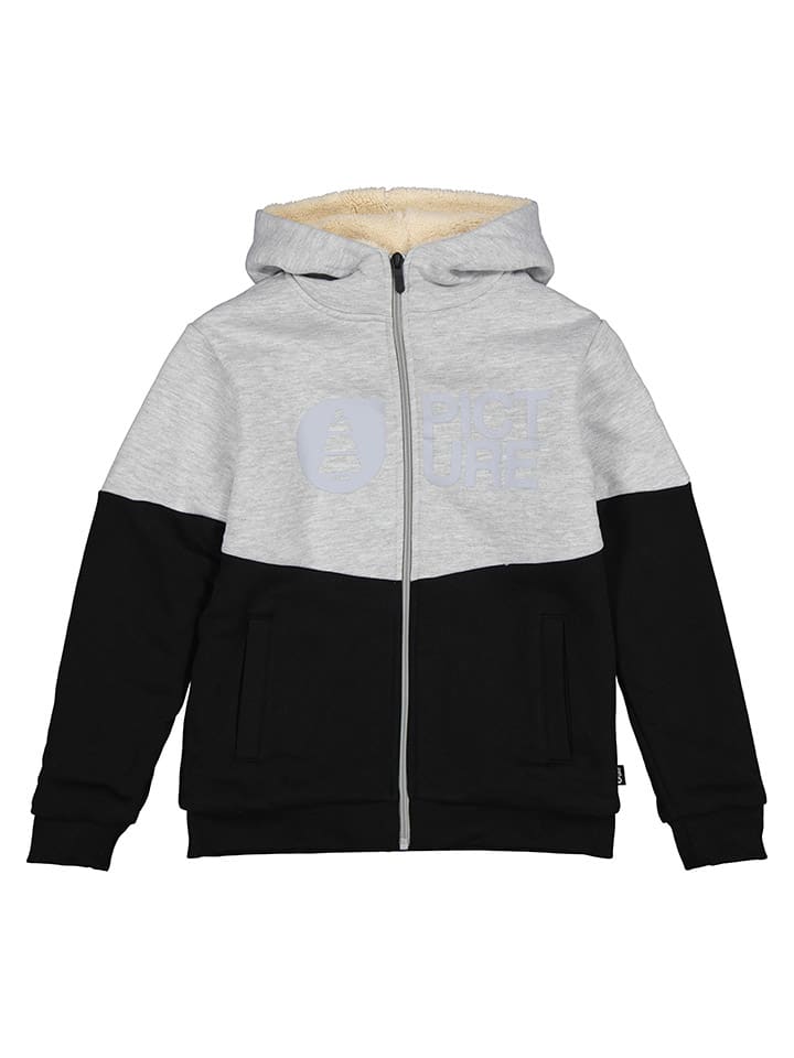 Sweatvest grijs/zwart