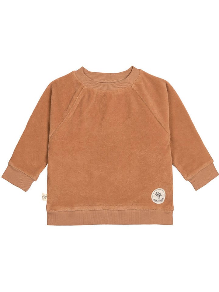 Sweatshirt in Hellbraun