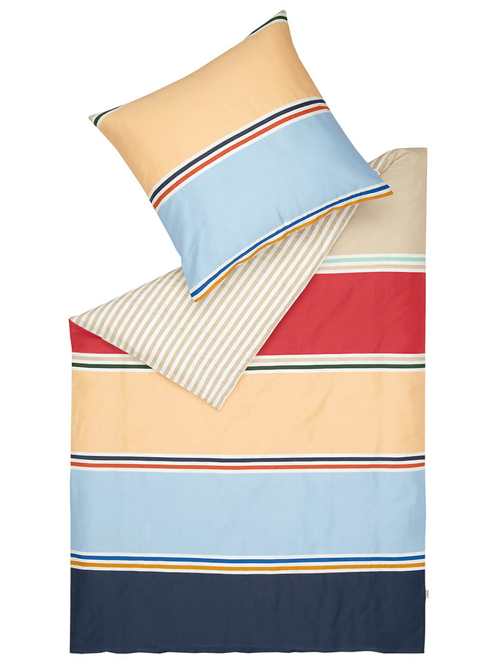 Satin-Bettwäsche-Set "Ash" in Bunt