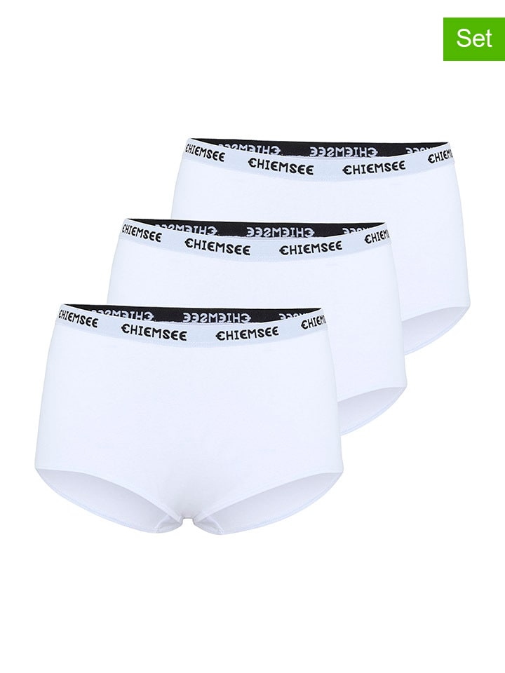3er-Set: Pantys in Weiß