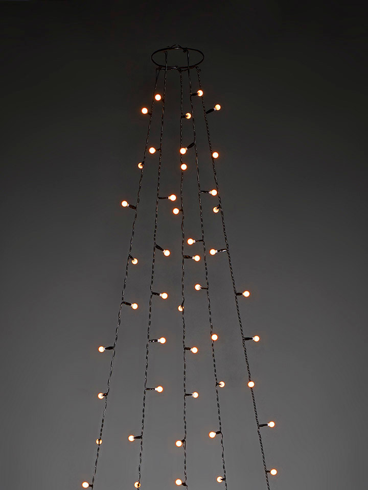 Led-kerstboomlichtmantel barnsteen