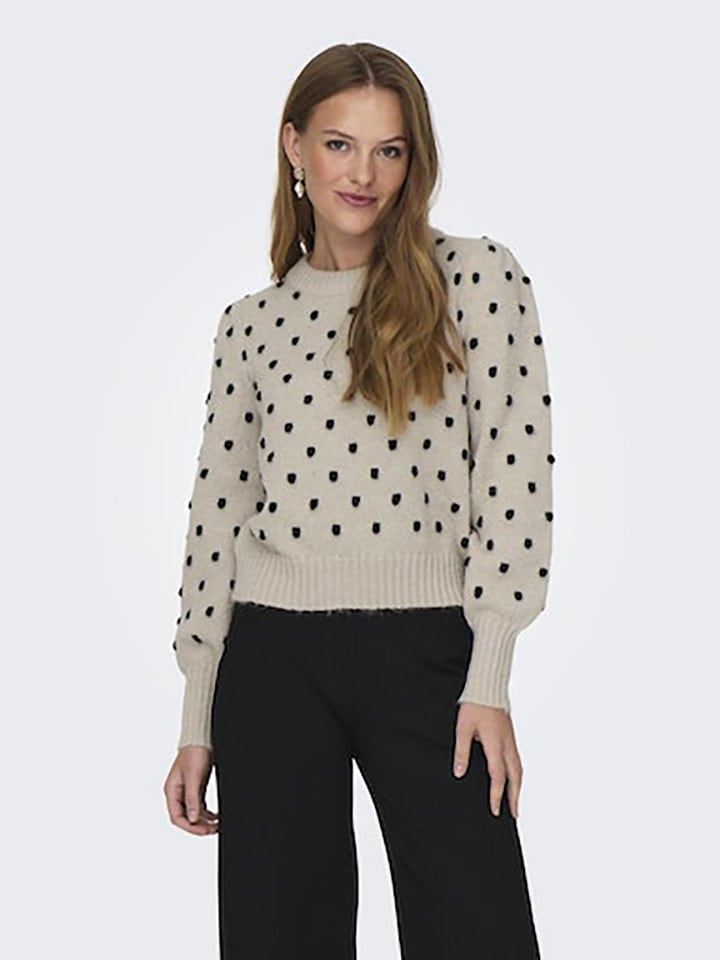 Sweter w kolorze beżowym
