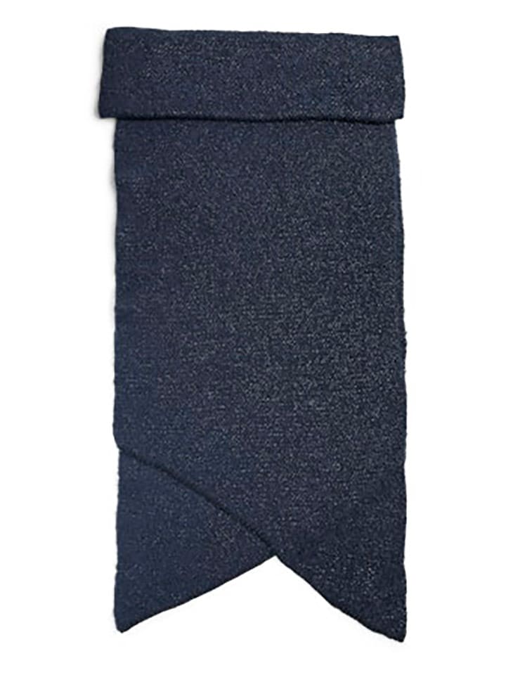 Sjaal donkerblauw - (L)210 x (B)50 cm