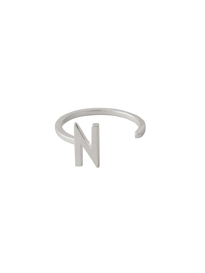 Zilveren ring "N"