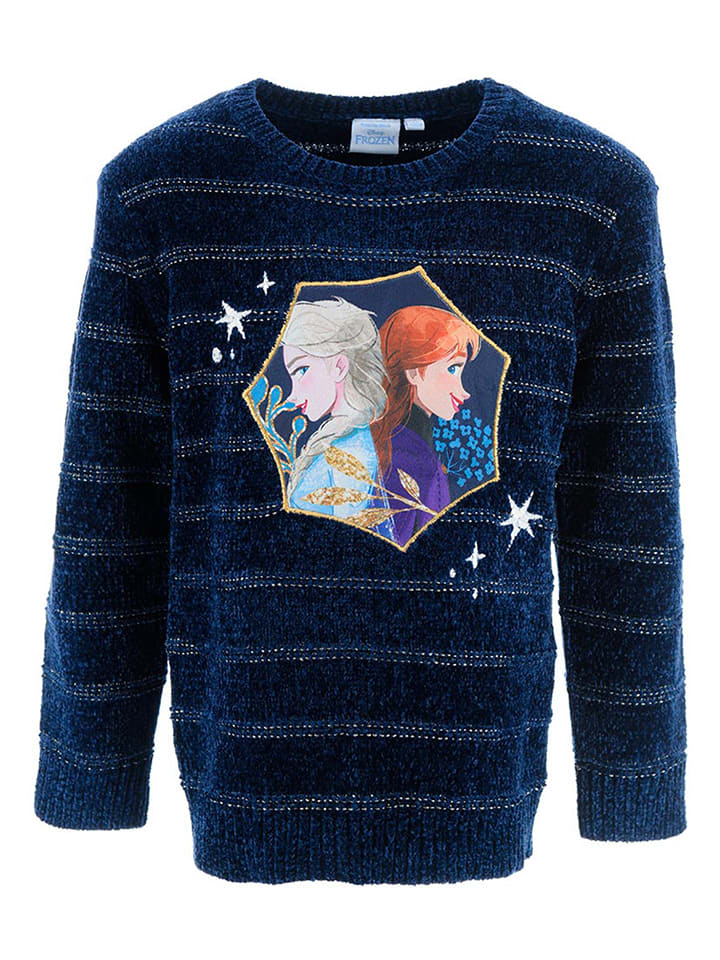 Trui "Frozen" donkerblauw