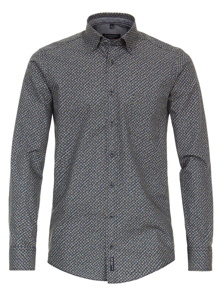 Hemd - Casual fit - in Dunkelblau