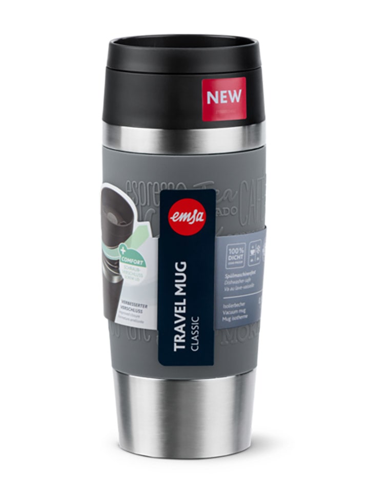Kubek termiczny "Travel Mug Classic" w kolorze szarym - 360 ml