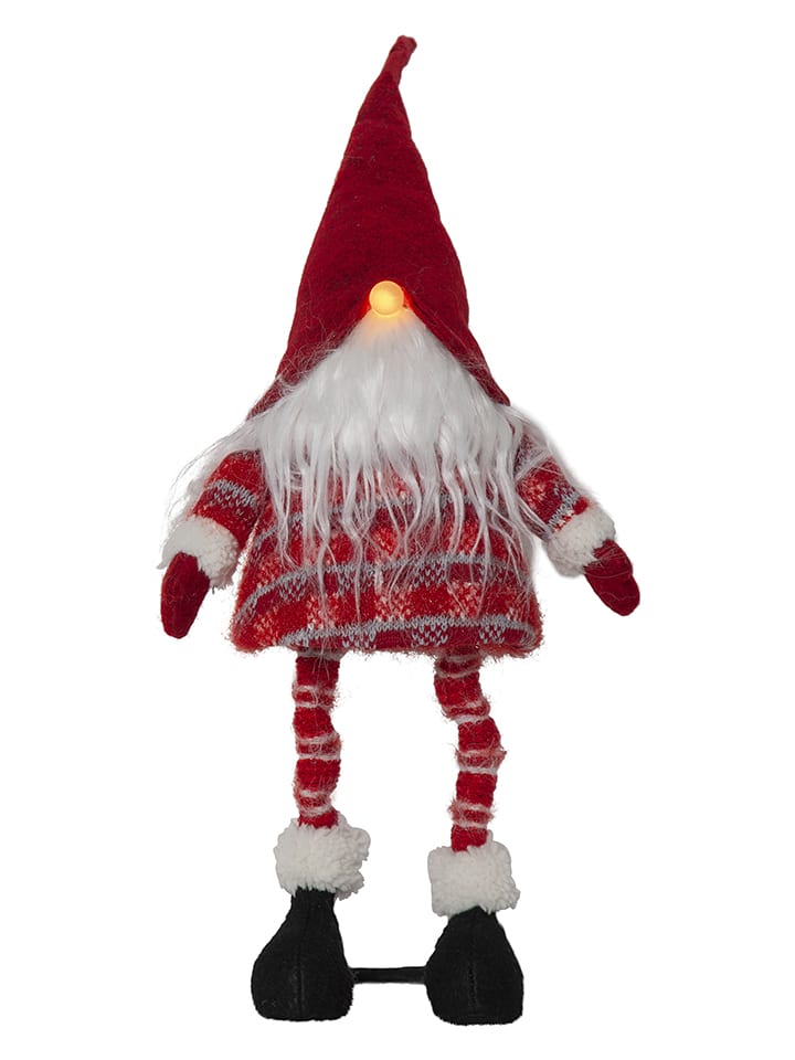 Decoratieve ledfiguur "Joylight" rood/wit - (B)12,5 x (H)55 cm