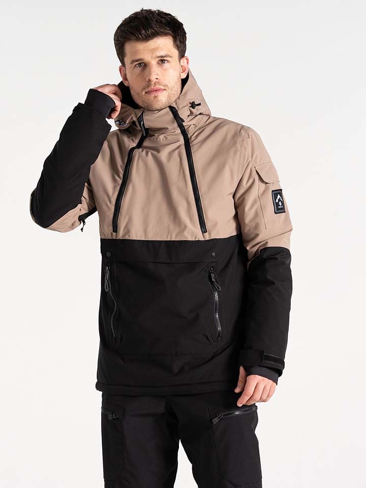 Ski-/snowboardjas "T-Bar" beige/zwart