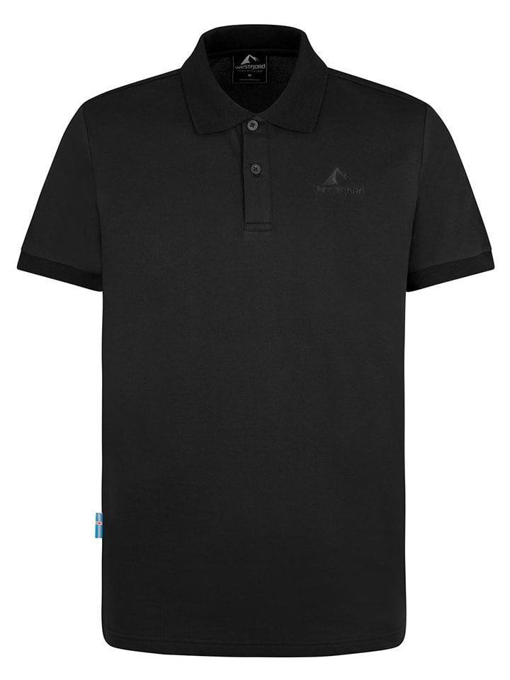 Koszulka polo "Hekla" w kolorze czarnym
