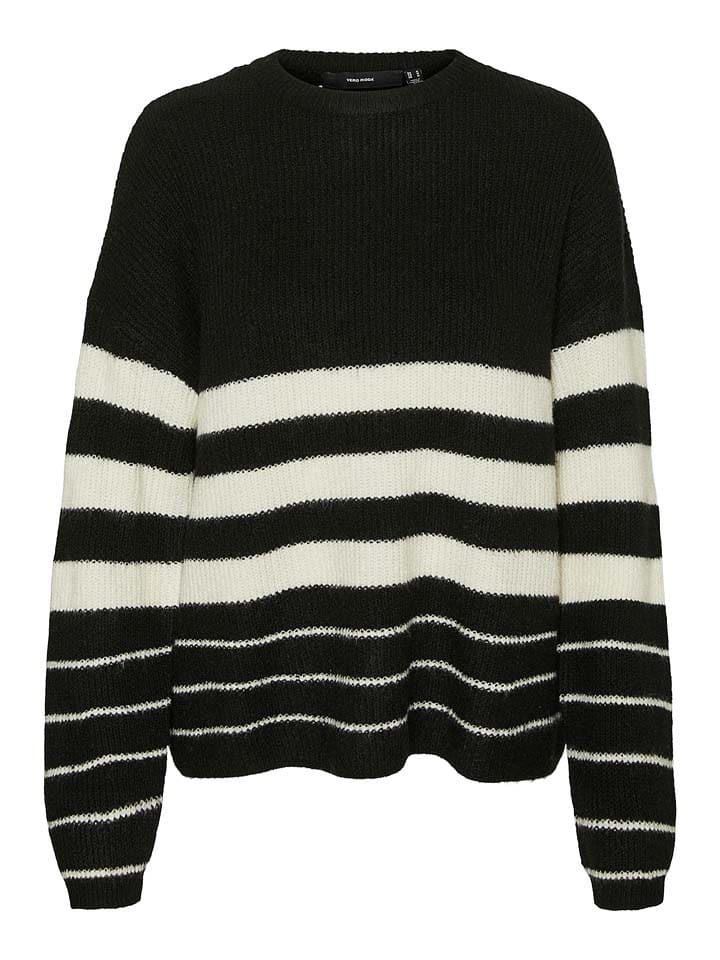 Sweter w kolorze czarno-białym