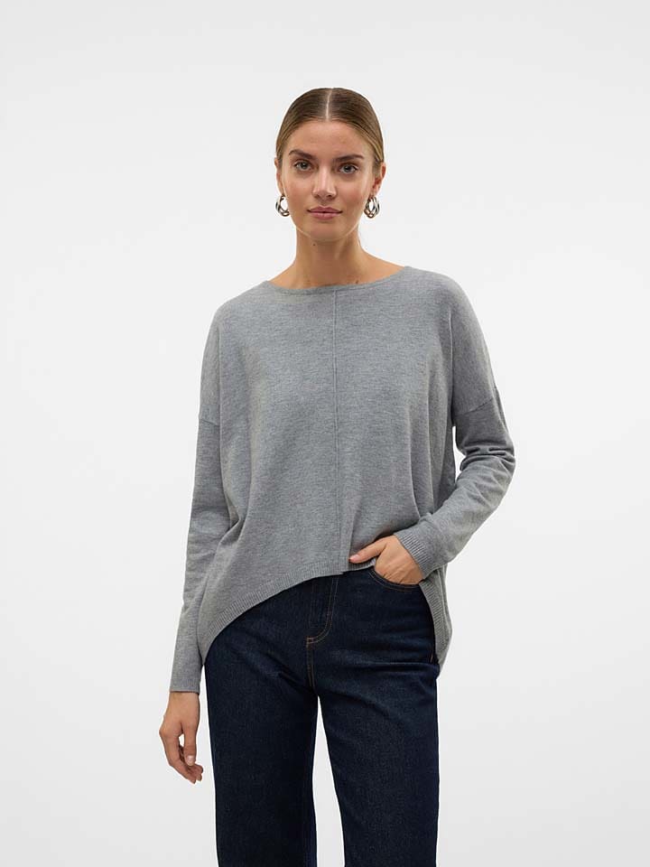 Sweter w kolorze szarym