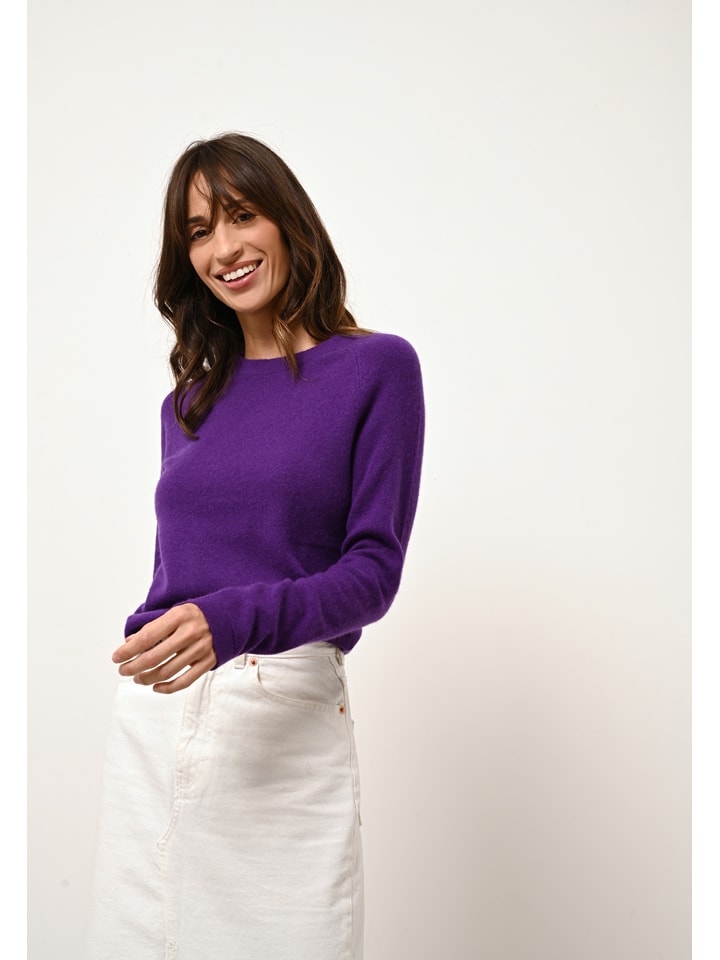 Kaschmir-Pullover "Rebecca" in Lila