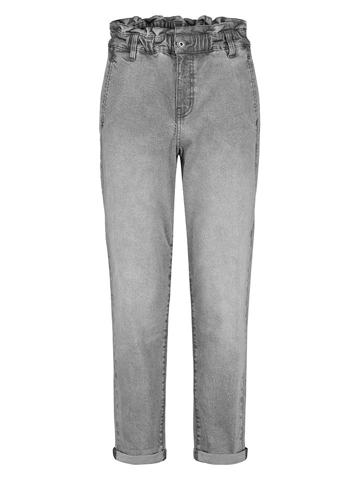 Spijkerbroek - tapered fit - lichtgrijs