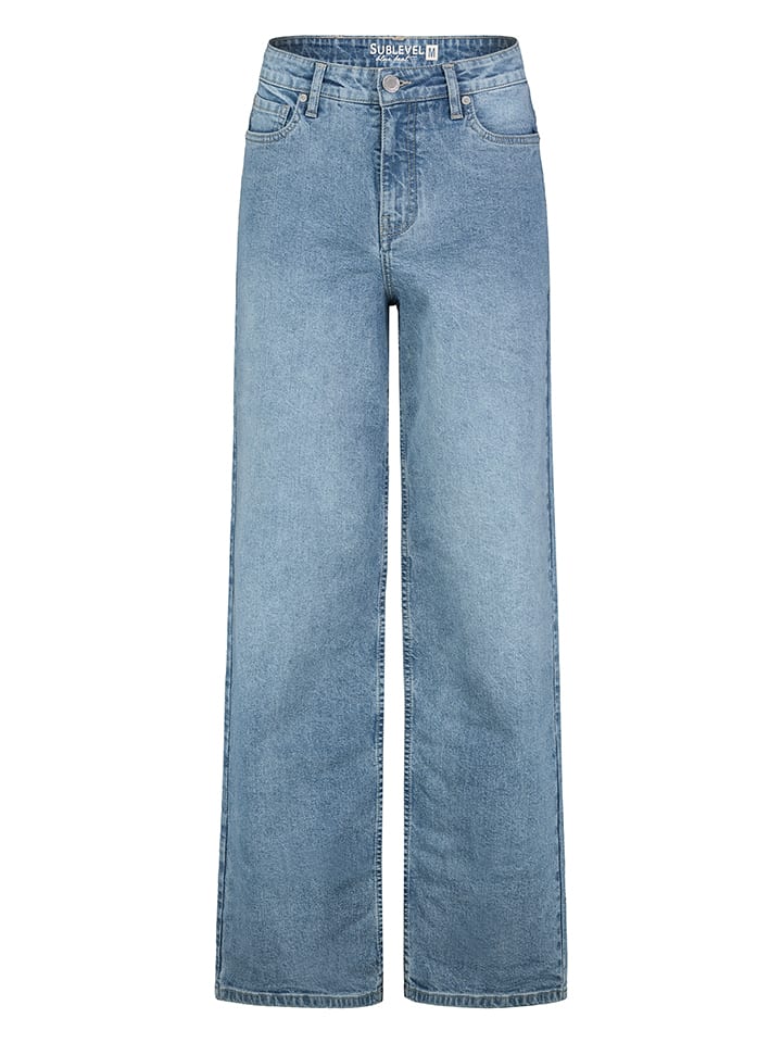 Spijkerbroek - comfort fit - lichtblauw