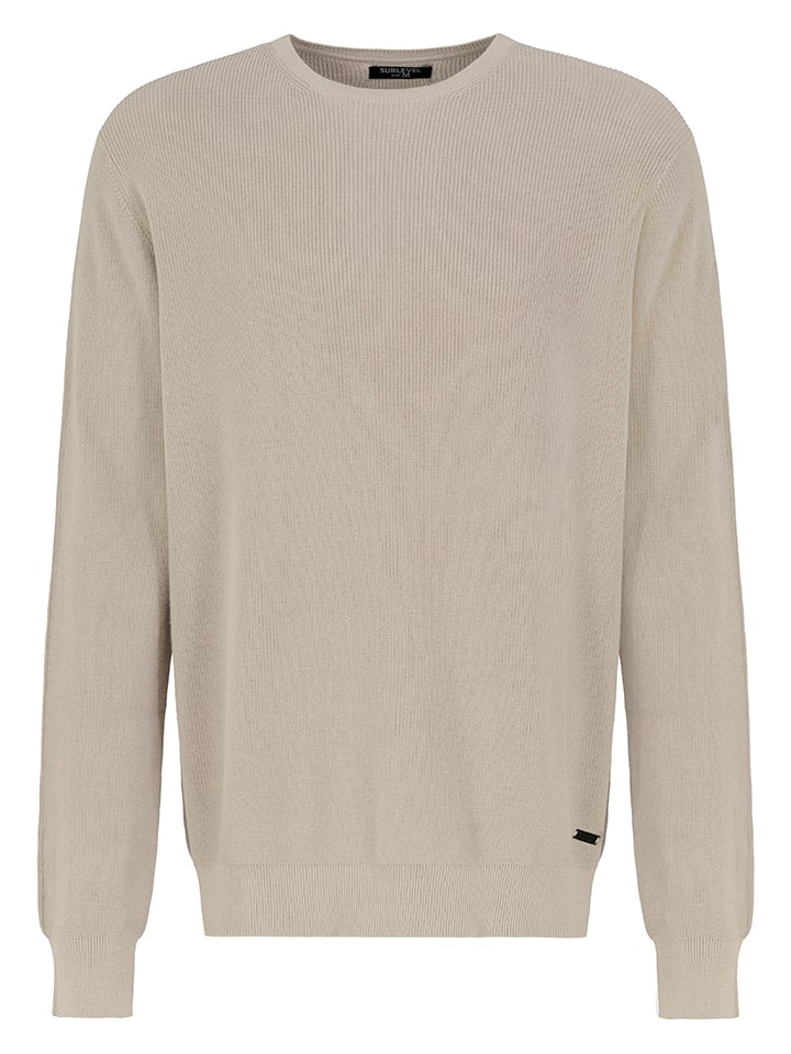 Sweter w kolorze beżowym